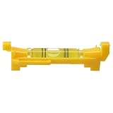 4er-Pack hängende Schnur-Wasserwaage, mit geformten Haken für Bauarbeiter, Linie, 7,6 cm, horizontale Wasserwaage für Bau, Bodenbelag, Deck, Regal, DIY-Projekte