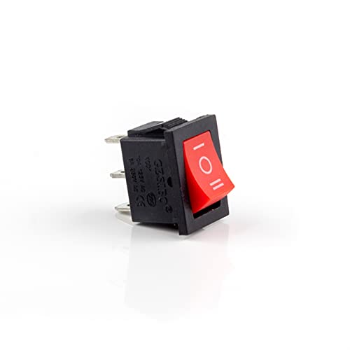 Interrupteur à bascule KCD1-101 bipolaire de 6A à 10A pour une coupure nette du 250V