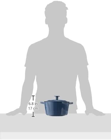 Cuisinart 3 Qt Casserole, Covered, Enameled Provencial Blue - Image 5