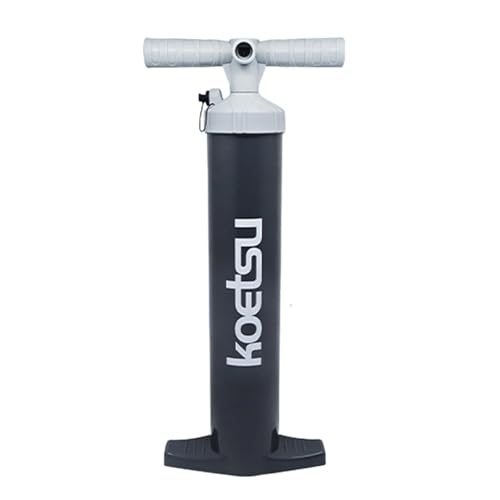 IEUDNS Kayak Air Pump Handheld Manual Inflatable Pump with Pressure Gauge Compact Inflation Accessory for Paddle Boards Outdoor Water Sports Suitable for Kay, 6L Double Way