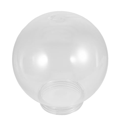 MAGICLULU Globe Abat-Jour Transparent 5.91 Pouces En Acrylique Pour Lampe Extérieure Murale Jardin Terrasse Remplacement Luminaire Sphérique Facile À Installer