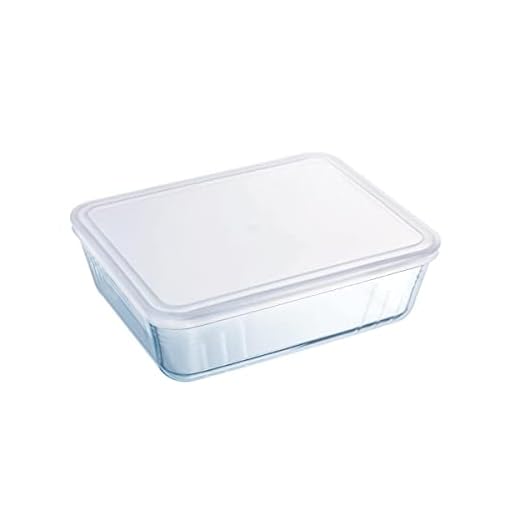Pyrex 243P000 Schaal, glas, Transparant, 2,6 Liter