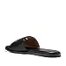 Cole Haan Women's Flynn Logo Slide Sandal Flat, Black Leather, 7.5