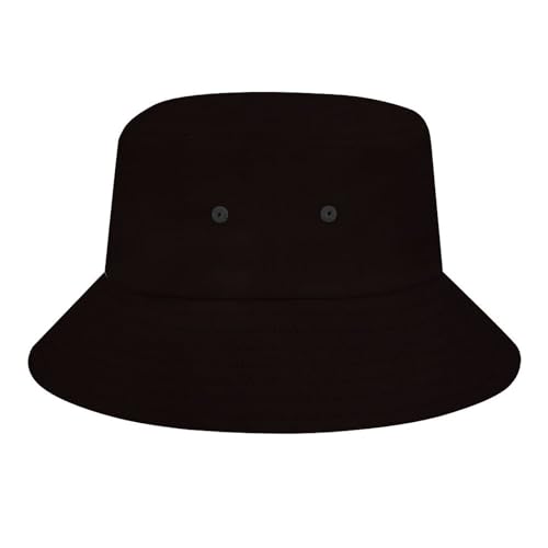 Gorro tipo Bucket unisex personalizado de algodón miniatura 4