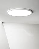 plafon baño ip44 ✔ Luz blanca Fría 6000K -- Esta moderna luz de techo LED proporciona una luz uniforme, sin parpadeo, protege tus ojos de la luz deslumbrante