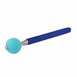 Coachi Target Stick, Telescopic Design with Large Ball for Target, Dog Accessory for Clicker & Agility Training, Teach Commands and Tricks, Navy/Light Blue