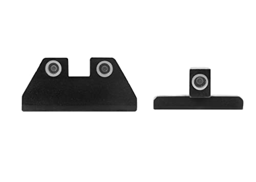 Meprolight Mepro Tru-Dot Fixed Tritium Day And Night Sights, Compatible With H&K Usp Full Size, Tactical,Expert Model, Green Dots #TOP2