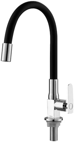 Torneira Cozinha De Mesa Bancada Flexível Iura Kalt Inox Cromada ...