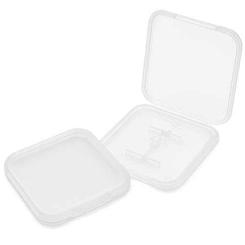 Lot de 2 Boîtes de Rangement pour Carte Micro SD – Étuis Rigides Transparents – Protection Antichoc, Anti-Poussière et Anti-Humidité – Idéal pour...