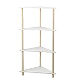 TOTIKI Estanteria Esquinera Estantería De Esquina Moderna Madera For Sala Estar Y Dormitorio Rinconera(62x44x118.3cm)