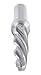 Accusize Industrial Tools High-Speed Steel Spiral Flute Aligning Reamer, 3/8
