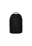 Satch match plus Schulrucksack, erweiterbar auf 35 Liter, ergonomisch, mit Fronttasche Blackjack - Schwarz