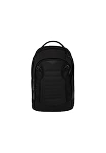 Satch match plus Schulrucksack, erweiterbar auf 35 Liter, ergonomisch, mit Fronttasche Blackjack - Schwarz