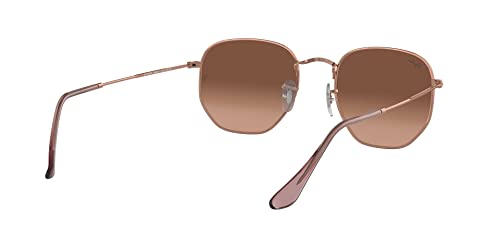 Ray-Ban RB3548NL HEXAGONAL Óculos de Sol Unissex Bronze
