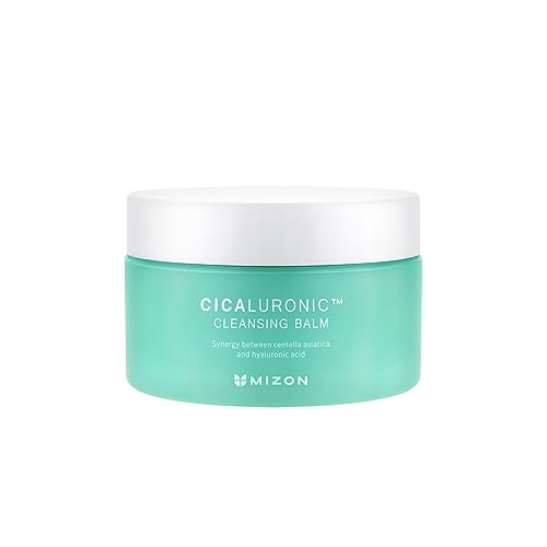 MIZON Cicaluronic Line, Cicaluronic Cleansing Balm, Makeup Remover, Centella Asiatica,Hyaluronic Acid, One Step Cleansing (2.7 fl oz)