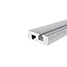 GTPBAO 1545 Industrial Profiles Aluminum Extruded Rail Silver Anodized Double Sile Slots 15x45mm Assembly Frame DIY Framework Extruded Rail(800mm)