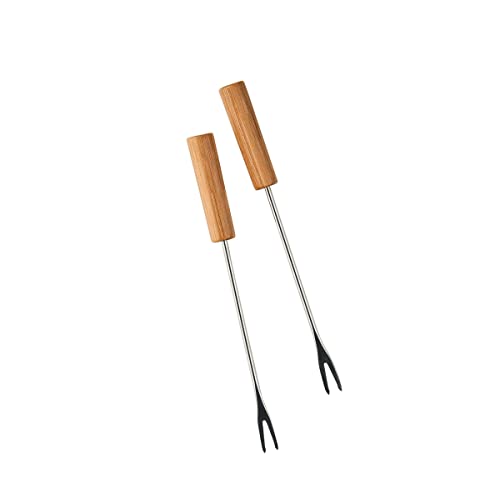 Foto von BUTLERS Schokoladenfondue Set für 2 Personen – CHOCOLATE FONDUE – Teelicht Schokofondue Tasse aus Porzellan mit Edelstahl-Gabeln | Kleines Fondueset für Schokolade Käse | Schoko Fondue Teelichthalter