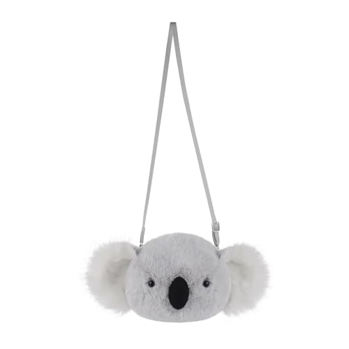 Apricot Lamb Koala Animal Shoulder Bag Crossbody Plush Purse for Adults and Teen Girls Boys, Stuffed Animal Shoulder Bag, Kids and Adults Fashion Handbags, 6.7 Inches4