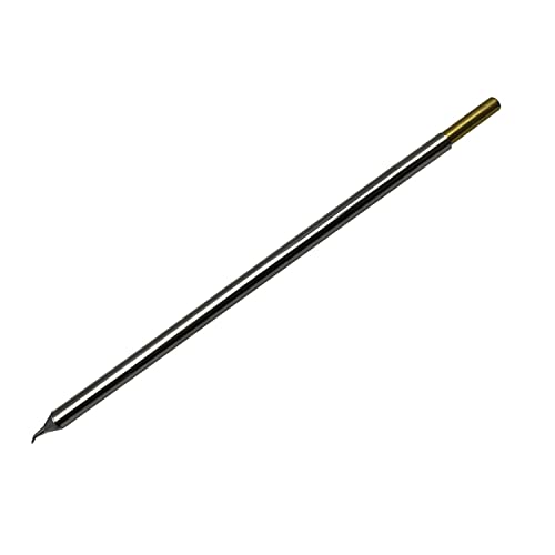 Metcal STTC-026 STTC Series Soldering Cartridge for Temperature Sensitive Applications, 675?F Maximum Tip Temperature, Conical Sharp Bent 30?, 0.4mm Tip Size, 7.9mm Tip Length