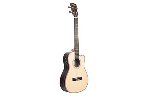 Kala KA-SSEBY-B-CE – Epicéa massif et ébène – Ukulele baryton (+ housse) - Les Beatles, Paul McCartney, John Lennon, RIngo Starr, George Harrison Kala KA-SSEBY-B-CE - Epicéa massif et ébène - Ukulele baryton (+ housse) – Image 3