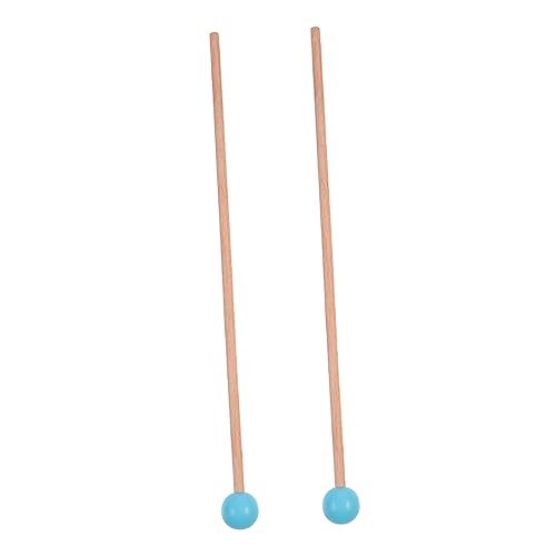 Vaguelly 1 Pair Xylophone Marimba Hammer with Maple Handle Durable High Density Head Lightweight Percussion Mallet for Music Enthusiasts Instrument Accessory