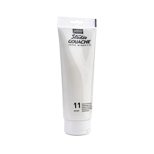 PéBéO – Studio Gouache 220 Ml - Pittura Gouache Professionale, Colore A Guazzo, Tempere Per Gouache Paint Dai Colori Opachi E Pigmentati - Bianco – 220 Ml - 11