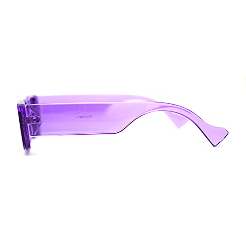 Neon Pop Color Mod Square Rectangle Retro Sunglasses3