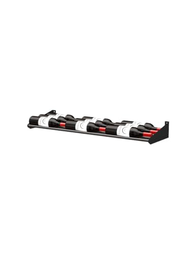 Soporte modular para vino, 9 botellas, negro miniatura 1