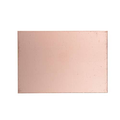 YOKIVE 10uds PCB Cobre Revestida Placa, FR4 Doble Cara En Blanco Circuito Placas, Excelente para Electrónicos Pasatiempos, Grabado, Circuitos Proyectos (100mm x 70mm x 1,5mm)