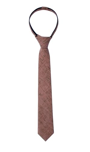 Spring Notion Boys' Mottled Linen Zipper Necktie