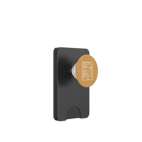 Información nutricional de Cebada Diseño mínimo de Etiquetas de Alimentos Nerd PopSockets PopWallet para MagSafe