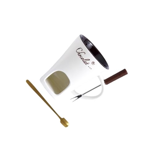 lopituwe Olla para fondue de chocolate con taza para derretir. Reuniones que ofrecen momentos divertidos y deliciosos con fondue, pero también helado. Juego