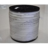 3/4" x 3000, 1800 lbs Polyester Mule Tape - White w/Black Markers