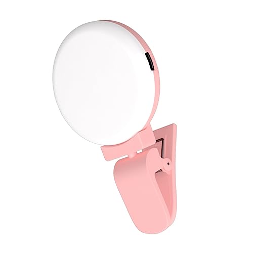 Angoily Portable Phone Clip Ring Light Selfie Light Led for Beauty Makeup Streaming Photography