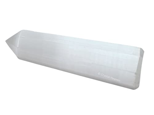 Image of Certified Selenite Crystal Tower Obelisk Point For Chakra