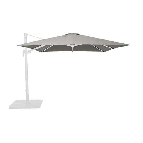 Oviala Toile pour Parasol déporté 3x3m Taupe