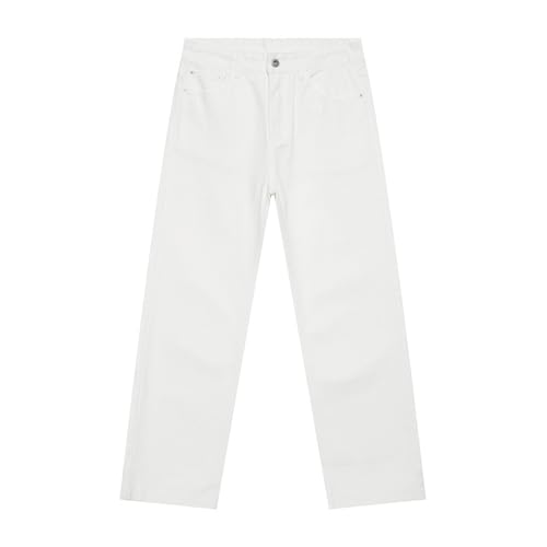 Men's Denim Jeans Korean Style Slim Fit Casual Straight Leg Relaxed Commuter Daily Weekend Pants for Men2