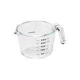 シービージャパン 耐熱ガラス 計量カップ Sサイズ 250ml 電子レンジOK 食洗機OK オーブンOK 耐熱ガラス計量カップS atomico