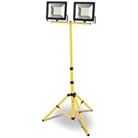 Foco Led Doble con Tripode Cable 5 M Luz Fria 100W,