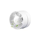 QCMYJM Hardware 4inch Silent Wall Extractor Auspuffkanal Belüftung Lüfter Luftgebläse Fenster Ventilator Lüftungsküche Badezimmer Schlafzimmer Startseite Yachtzubehör