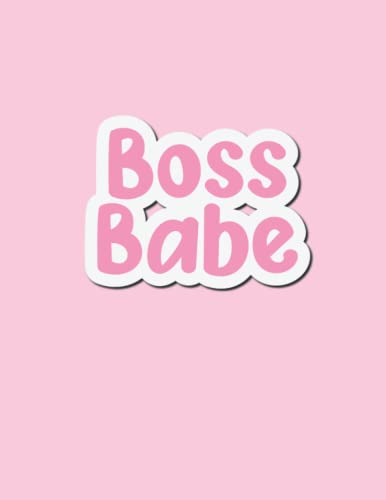 Boss Babe Journal and Notebook: Lined Notebook For Notes Taking | 8.5 X 11 Inches |