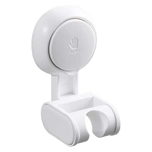 Duschkopfhalter Mit Saugnapf - Verstellbarer Halter Aus ABS-Kunststoff In Weiß