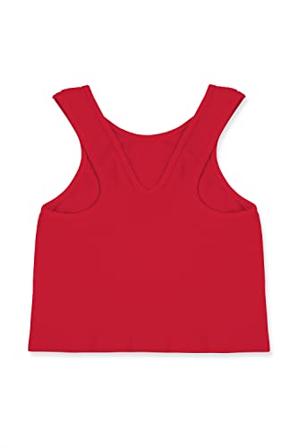 Kurve Premium Girls Seamless Supersoft Sleeveless Crop Tank Top - Stretchy Bra, UV UPF 50+ (Made in USA)2