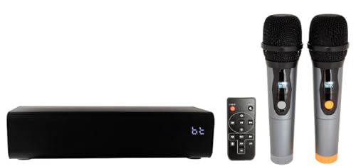 50W All-in-One Bluetooth Karaoke Package with Two Wireless Microphones
