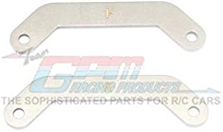 GPM For Traxxas 1/10 Maxx 4WD Monster Truck Upgrade Parts Stainless Steel Front + Rear Bulkhead Tie Bar - 2Pc Set