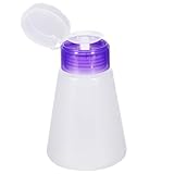 LALADEFIEE 2 pièces Lot de Flacons Pompe Pressables Rechargeables Pet Distributeurs Compa...