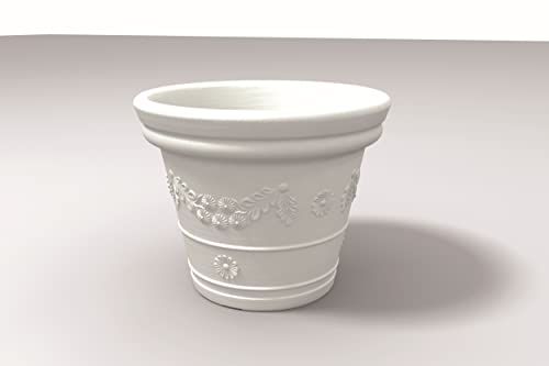 Weedness Vaso rotondo da 25 litri 36 x 33 cm nero per interni ed esterni - Vaso Weedness Vaso rotondo da 25 litri 36 x 33 cm nero per interni ed esterni - Vaso