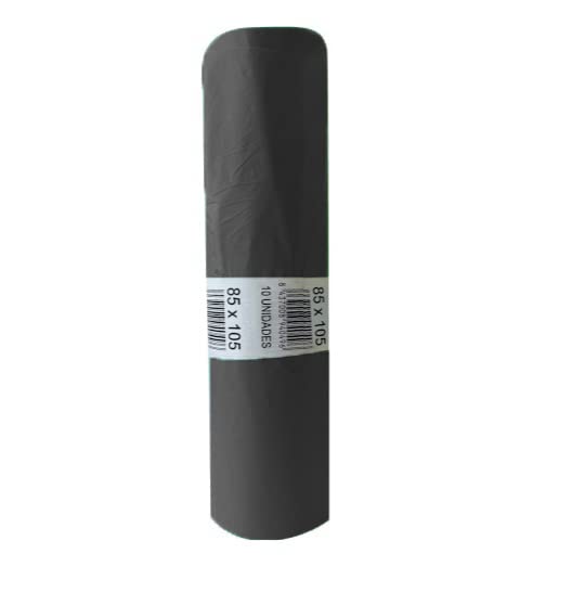 Caja Bolsa basura SUPER 120 L. 85x105 mm. Caja 25 rollos - 250 bolsas XL Negras.