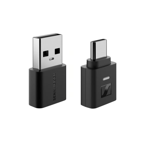 Sennheiser BTD 700 Bluetooth USB Dongle - aptX Lossless, Auracast, Plug & Play Audio Transmitter for Headphones and Speakers - Ultra-Low Latency, Bluetooth 5.4, USB-C & USB-A Compatible