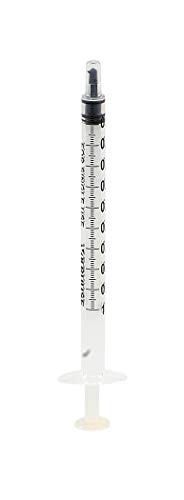 Kruuse Strzykawka jednorazowa 3 składniki, 100 sztuk, 1 ml